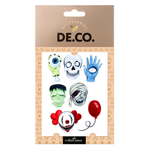 

Татуировка для тела DE.CO. BEAUTY BOO by Miami tattoos переводная Scary