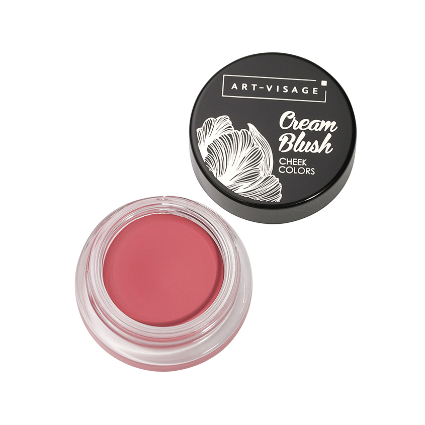 Румяна для лица ART-VISAGE CREAM BLUSH кремовые тон 02 пыльная роза art visage румяна кремовые cream blush 02 пыльная роза