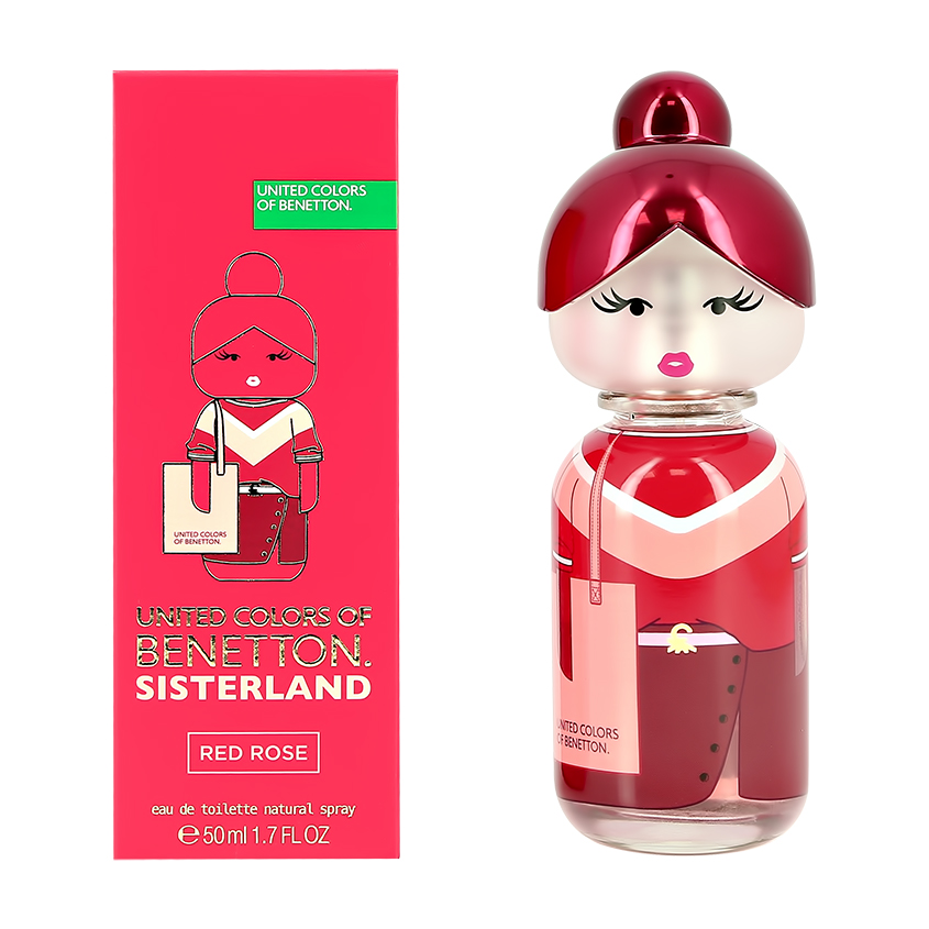 BENETTON Туалетная вода BENETTON SISTERLAND red rose 50 мл цена и фото