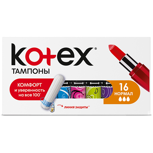 KOTEX Тампоны KOTEX ULTRA SORB Normal 16 шт цена и фото
