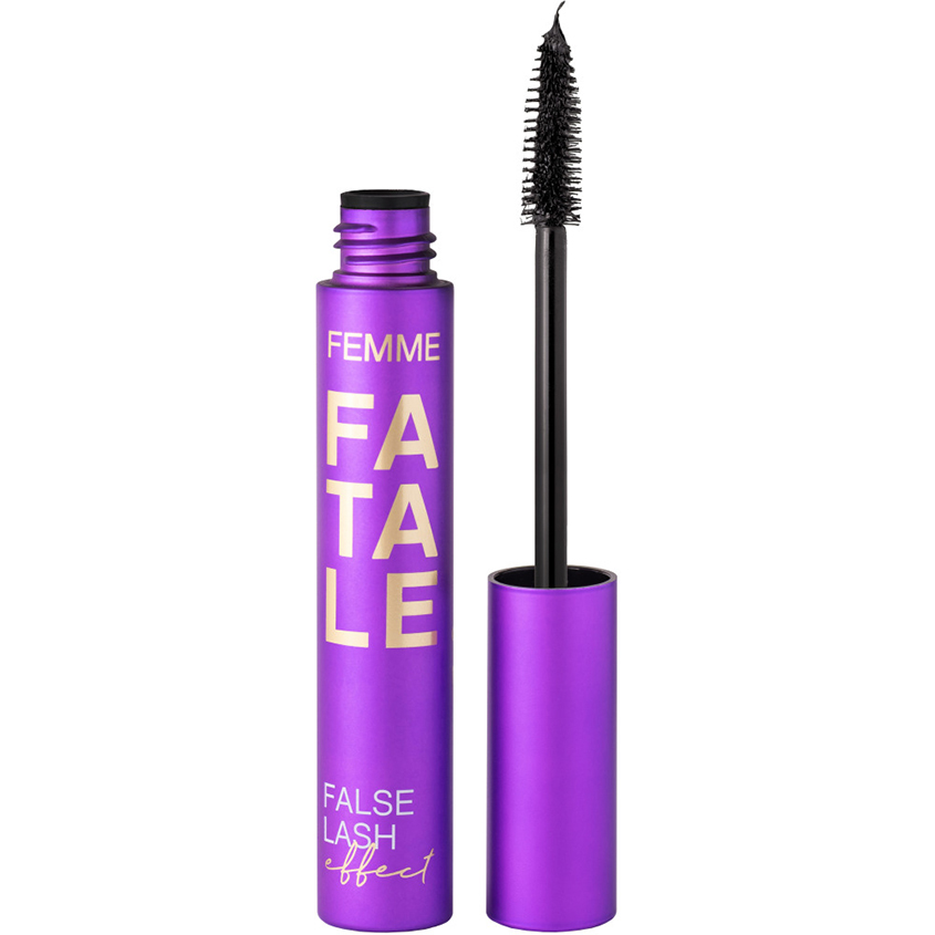 Тушь для ресниц VIVIENNE SABO FEMME FATALE FALSE LASH EFFECT тон 01 объемная с эффектом накладных ресниц черная - фото 1