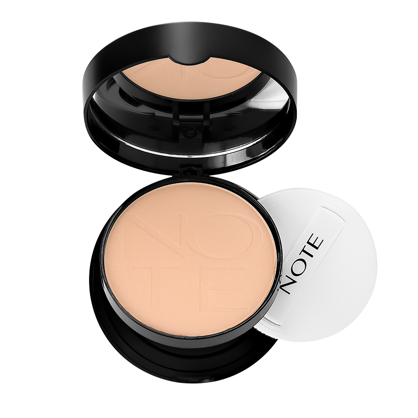 NOTE Пудра компактная для лица NOTE LUMINIOUS SILK COMPACT POWDER с эффектом сияния тон 198