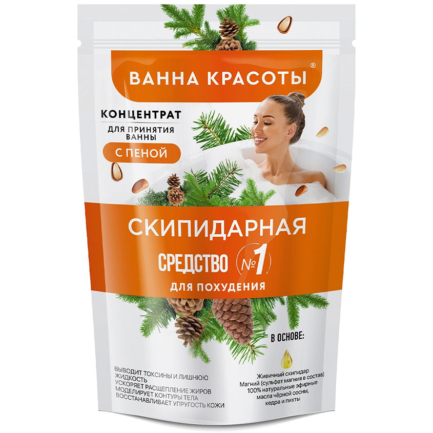

Концентрат для принятия ванны ВАННА КРАСОТЫ Скипидарная 250 мл