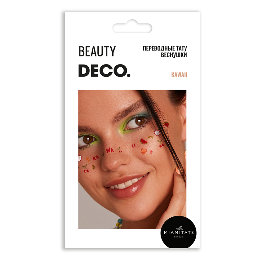 

Набор переводных тату-веснушек DECO. by Miami tattoos Kawaii