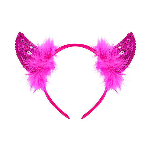

Ободок-уши LADY PINK WITCHY GLAM ears