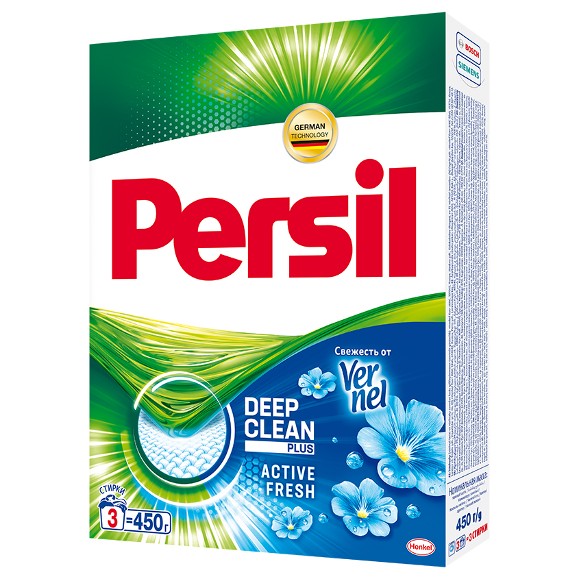 

Порошок стиральный PERSIL Свежесть от Vernel 450 г