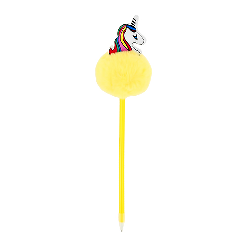 Ручка FUN POM POM Unicorn yellow