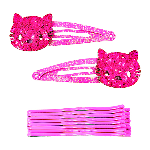 

Набор MISS PINKY заколка 2 шт, невидимка 8 шт