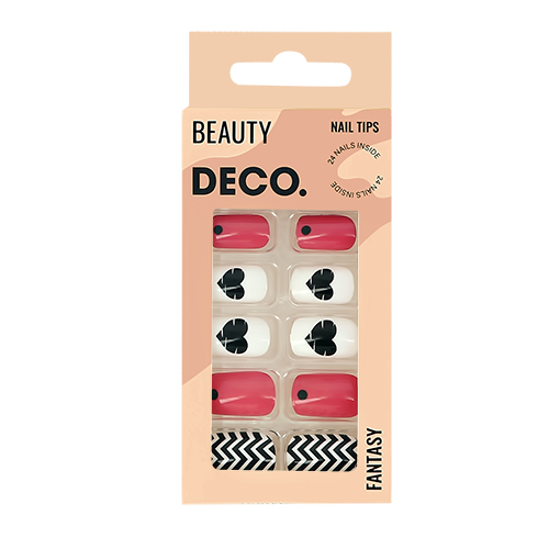

Набор накладных ногтей DECO. FANTASY love 24 шт + клеевые стикеры 24 шт