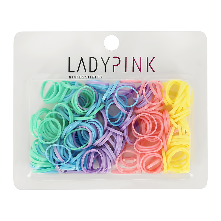 Набор резинок `LADY PINK` `BASIC` box