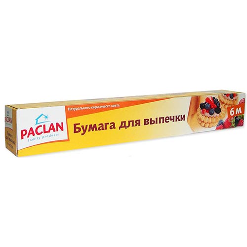 PACLAN Бумага для выпечки PACLAN ЛЕГКОСТЬ ЧИСТОТЫ 6 м х 29 см