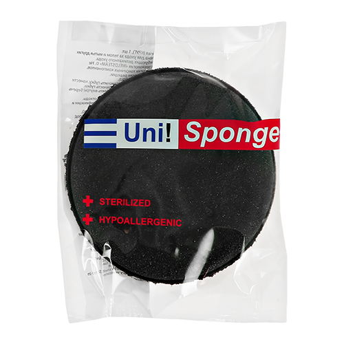 KITCHEN SPONGE Губка универсальная KITCHEN SPONGE круглая черная