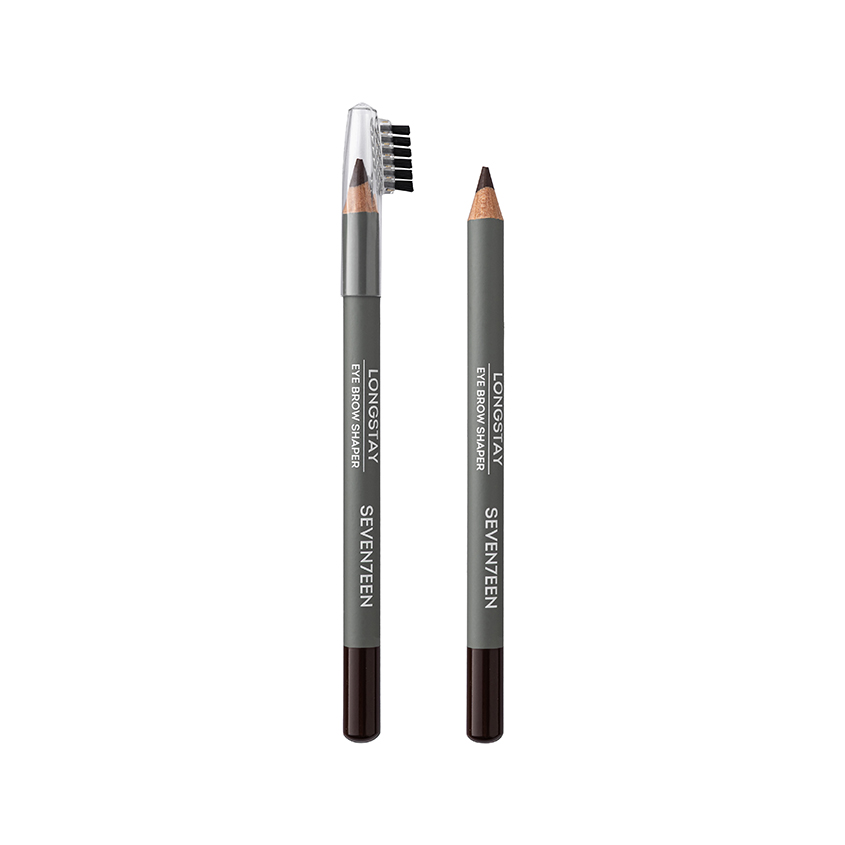 Карандаш для бровей SEVENTEEN LONGSTAY EYE BROW SHAPER с щеточкой тон 05 Каштановый
