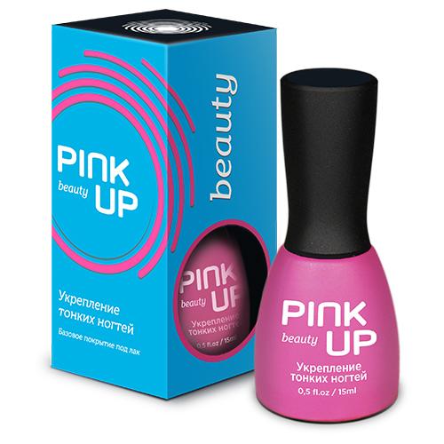

Средство по уходу за ногтями PINK UP BEAUTY Укрепление тонких ногтей 15 мл
