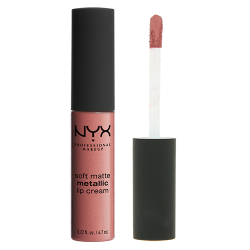 Помада для губ `NYX PROFESSIONAL MAKEUP` SOFT MATTE METALLIC LIP CREAM тон 06 Cannes металлик жидкая