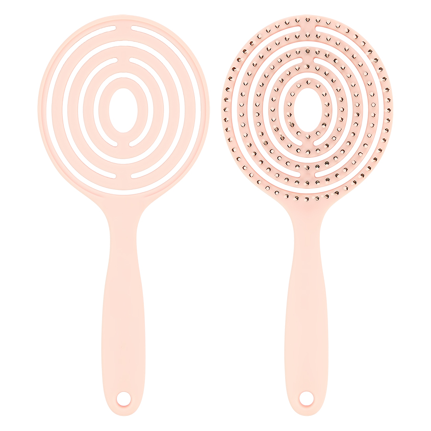 Расческа для сушки волос `LADY PINK` розовая