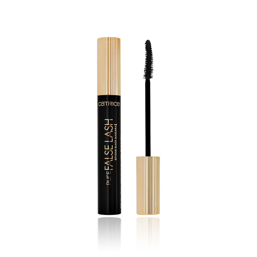 Тушь для ресниц CATRICE PURE FALSE LASH Beyond Black с эффектом накладных ресниц тон 010 Black l oréal paris mascara false lash x fiber 01 extreme black