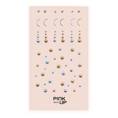 

Кристаллы для ногтей PINK UP DECOR 3D переводные тон 793