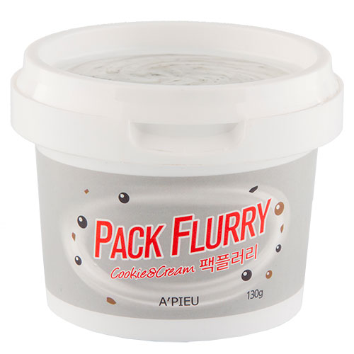 Маска-скраб для лица `A`PIEU` `PACK FLURRY` COOKIE & CREAM  130 г Apieu