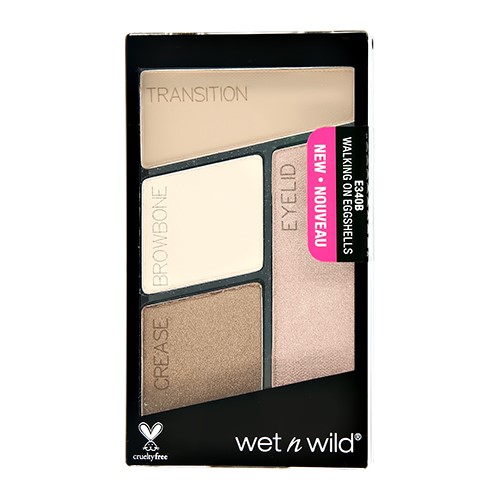 Палетка теней для век `WET N WILD` COLOR ICON тон E340b walking on eggshells (4 оттенка)