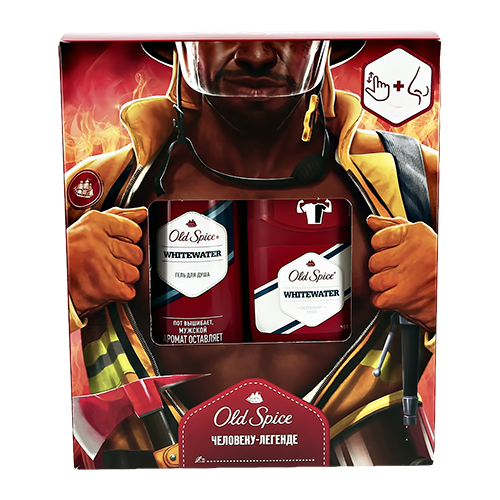 Набор подарочный мужской OLD SPICE WHITEWATER гель для душа 250 мл, део-стик 50 мл