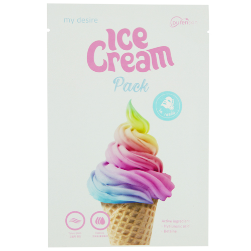 PURENSKIN Маска для лица PURENSKIN ICE CREAM 25 г