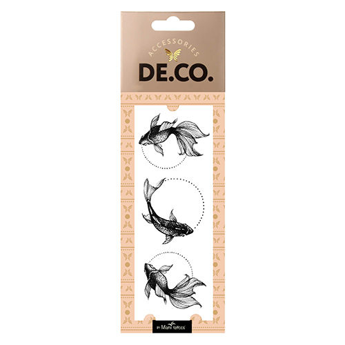 

Татуировка для тела DECO. REAL TATTOO by Miami tattoos переводная Goldfish