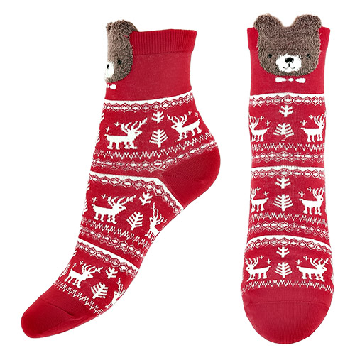 

Носки женские SOCKS CHRISTMAS BEAR р-р единый
