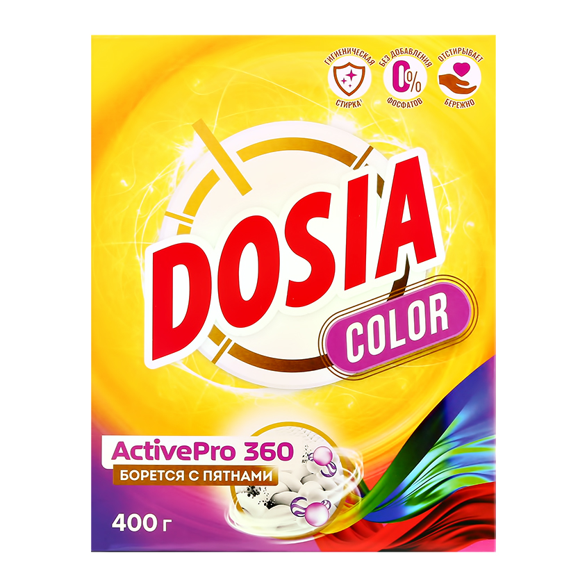 Порошок стиральный DOSIA COLOR 400 гр стиральный порошок mama ultimate powders for color 3000 гр