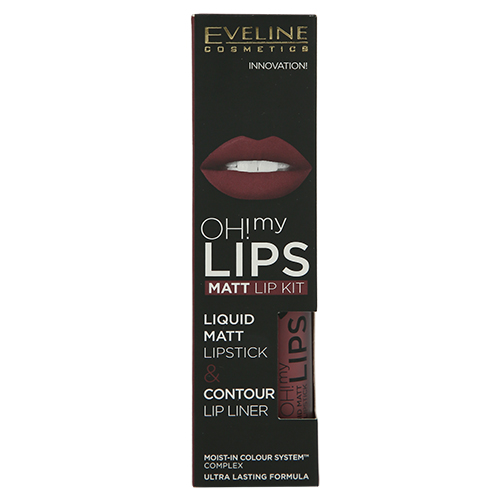 Набор для губ `EVELINE` OH MY LIPS тон 06 (помада, карандаш)