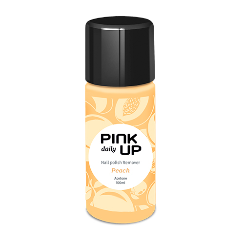 

Жидкость для снятия лака PINK UP DAILY с ацетоном Персик 100 мл