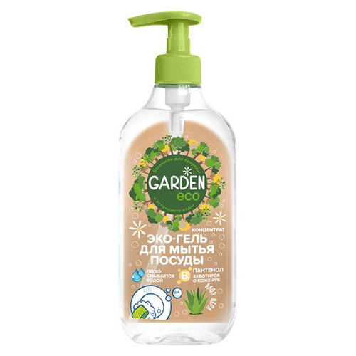 

Эко-гель для мытья посуды GARDEN ECO концентрат с алоэ вера 500 мл