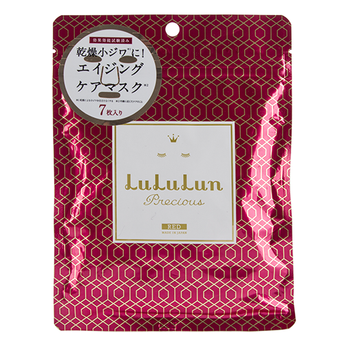 

Маска для лица LULULUN PRECIOUS RED антивозрастная c экстрактом японского риса 7 шт