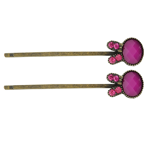 

Набор невидимок LADY PINK decore 2 шт