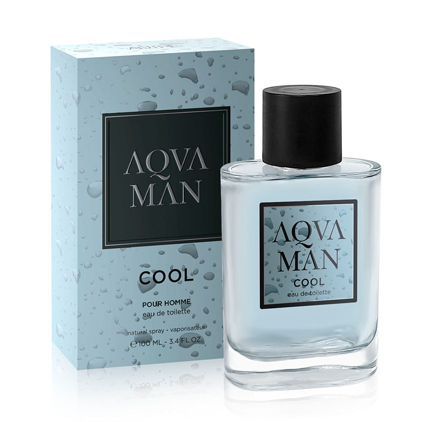 Парфюмерная вода AUTRE PARFUM AQVA MAN cool муж. 100 мл. - фото 1