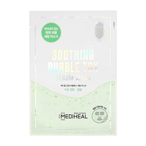 

Маска для лица MEDIHEAL BUBBLE TOX кислородная успокаивающая 18 мл