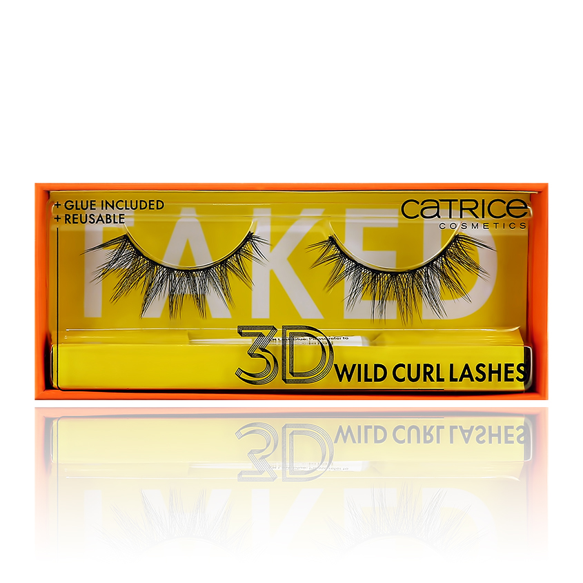Накладные ресницы CATRICE FAKED 3D Wild Curl Lashes ресницы накладные catrice couture 3d panoramic volume lashes