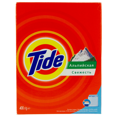 

Порошок стиральный TIDE Альпийская свежесть ручная стирка 400 г