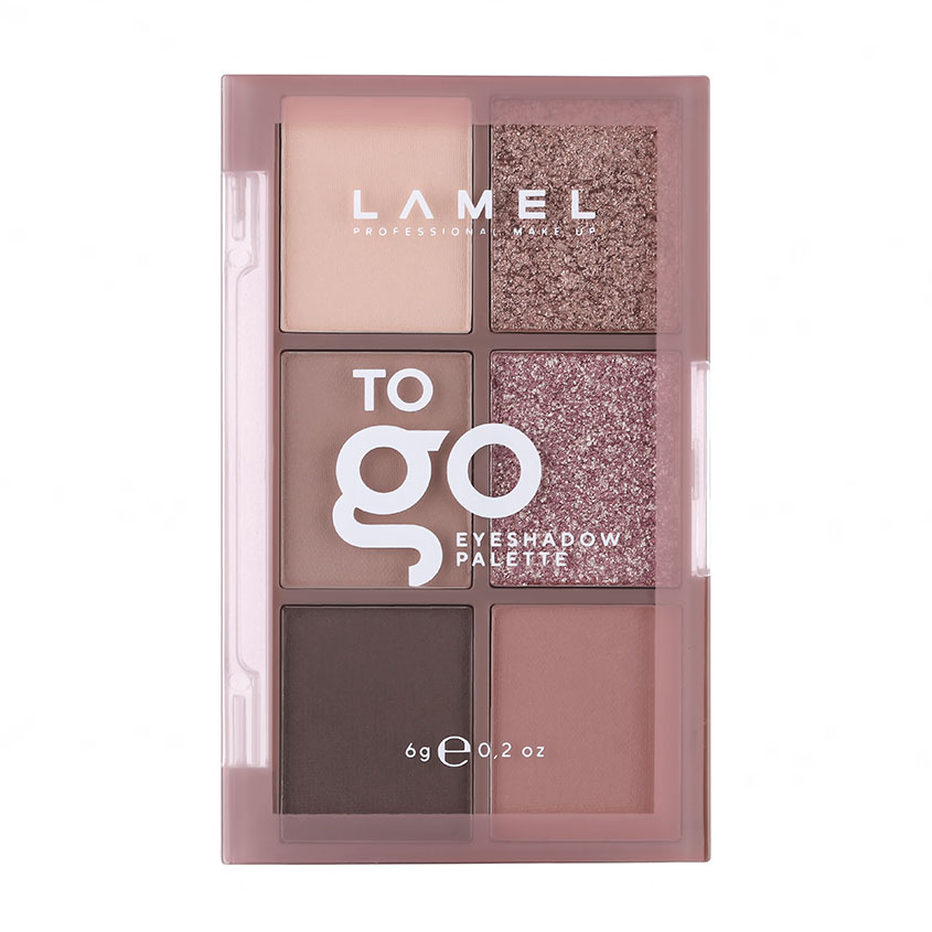 Набор теней для век LAMEL PROFESSIONAL TO GO EYESHADOW PALETTE тон 401 - фото 1