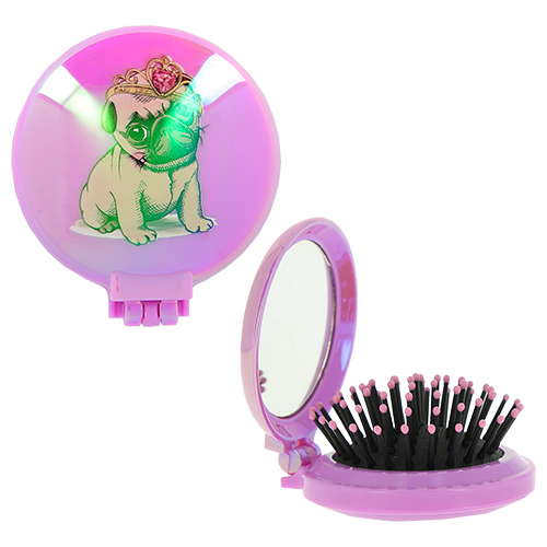 

Расческа для волос LADY PINK FUN с зеркалом фиолетовая