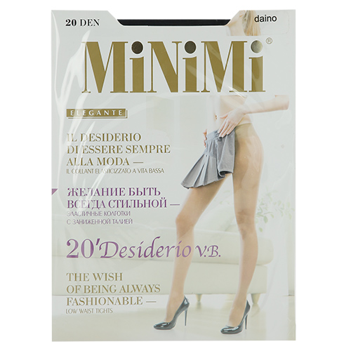 

Колготки женские MINIMI DESIDERIO 20 den Nero р-р 4