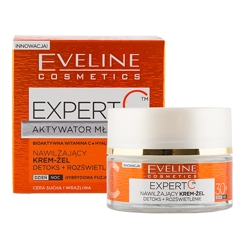 

Крем-гель для лица EVELINE EXPERT C АКТИВАТОР МОЛОДОСТИ дневной и ночной 30+ увлажняющий 50 мл