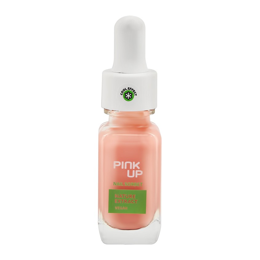 Средство по уходу за ногтями и кутикулой PINK UP NAIL SORBET на водной основе с экстрактом малины 11 мл средство по уходу за ногтями pink up jelly care на водной основе с витамином с и экстрактом граната 11 мл