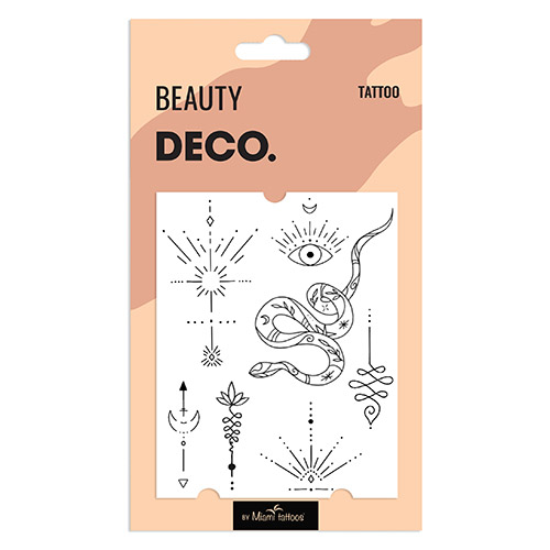 

Татуировка для тела DECO. REAL TATTOO by Miami tattoos переводная Space snail