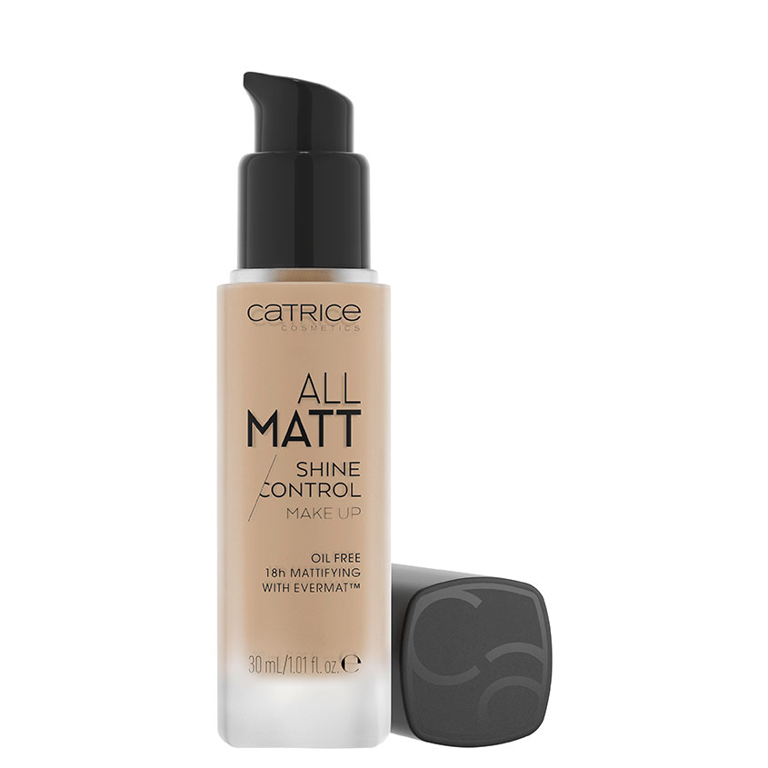 Основа тональная для лица CATRICE ALL MATT SHINE CONTROL MAKE UP тон 027 n neutral amber beige