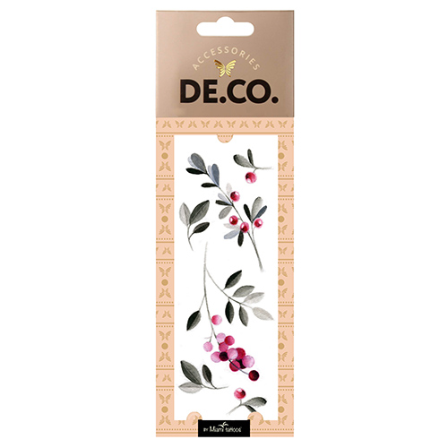 

Татуировка для тела DE.CO. BY DASHA ZABOLOTNAYA by Miami tattoos переводная Dark berry
