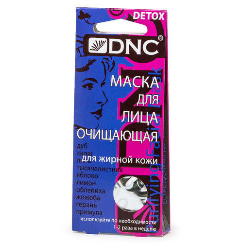 

Маска для лица DNC для жирной кожи очищающая 15 мл