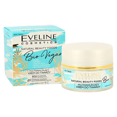 

Крем для лица EVELINE BIO VEGAN дневной и ночной глубоко увлажняющий 50 мл
