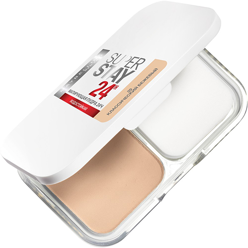 

Пудра компактная для лица MAYBELLINE SUPER STAY 24H тон 29 классический бежевый