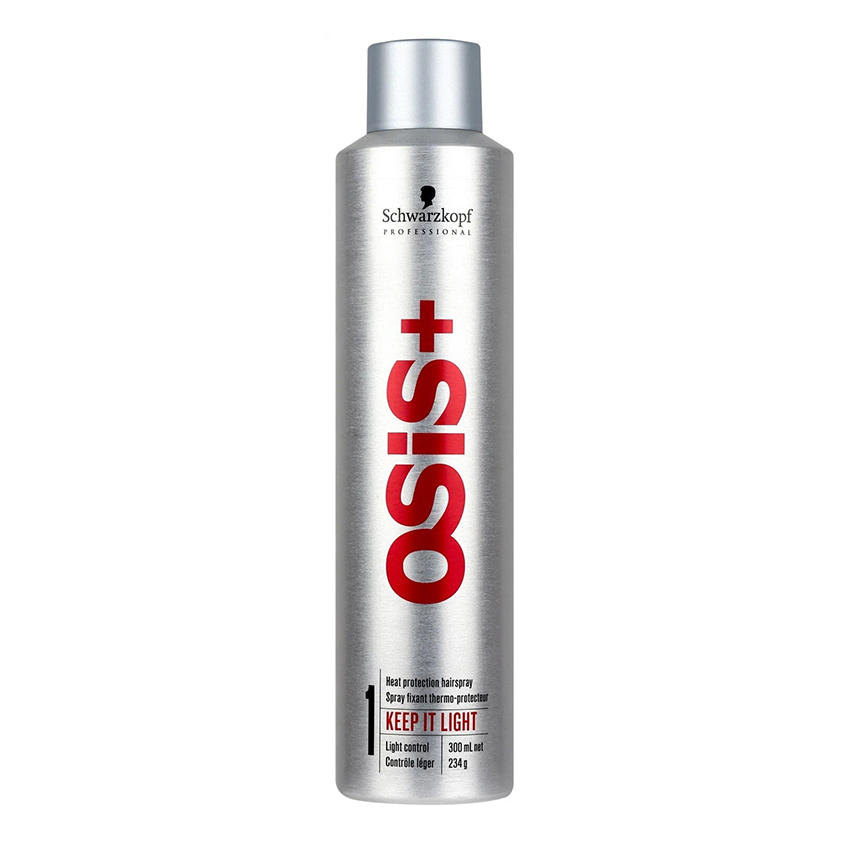 

Лак для волос SCHWARZKOPF PROFESSIONAL OSIS KEEP IT LIGHT термозащитный 300 мл